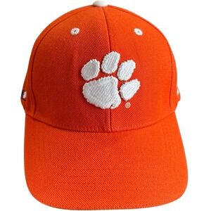 Colosseum Clemson Tigers‎ Hat Youth Orange Paw Logo Strapback Baseball Cap
